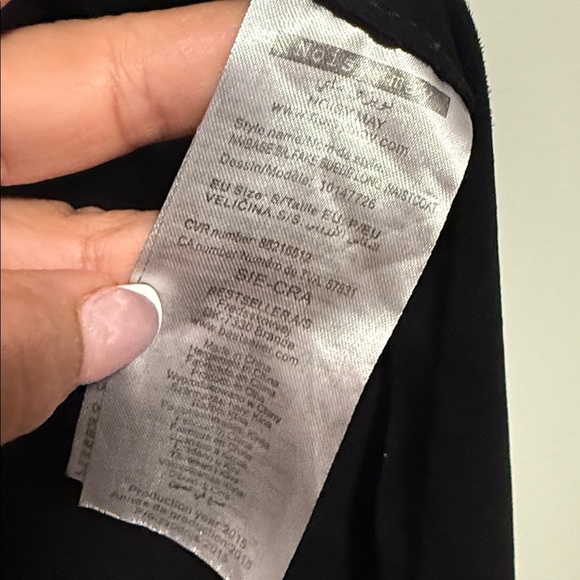 Noisy May | Black Faux Micro Suede Sleeveless Duster Vest - Small - Picture 3 of 5